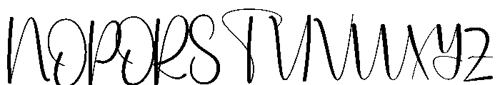 Handmading Font UPPERCASE