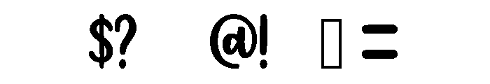 Handora Font OTHER CHARS