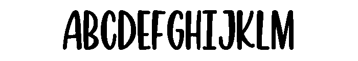 Handora Font UPPERCASE