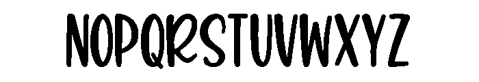 Handora Font UPPERCASE