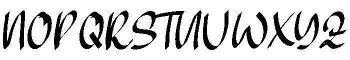 Handoria Font UPPERCASE