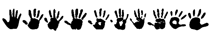 Handprint Set Font OTHER CHARS