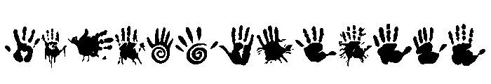 Handprint Set FONT