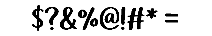 Handry Font OTHER CHARS