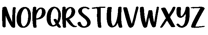 Handry Font UPPERCASE