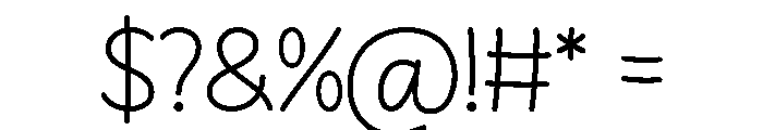 Handshake Agreement Font OTHER CHARS