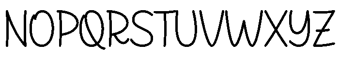 Handshake Agreement Font UPPERCASE