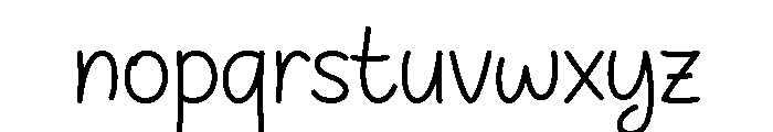Handshake Agreement Font LOWERCASE