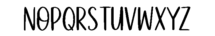 Handship Font UPPERCASE