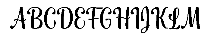 Handsome Stylish Regular Font UPPERCASE