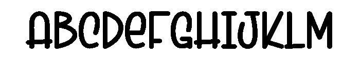 Handsome3 Font UPPERCASE