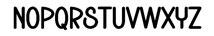 Handsome3 Font UPPERCASE