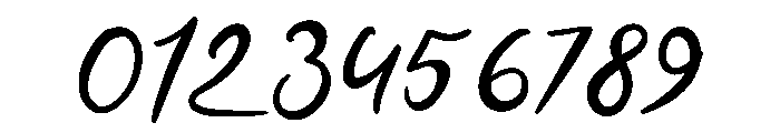 Handstyle Script Font OTHER CHARS