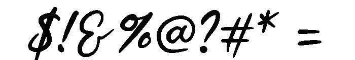 Handstyle Script Font OTHER CHARS