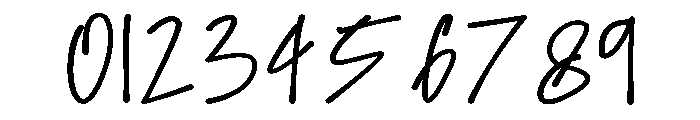 Handvera Font OTHER CHARS
