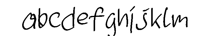 Handwrite01 FONT