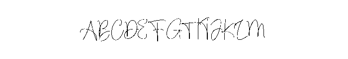 Handwriten Saturday Font UPPERCASE