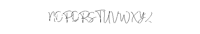 Handwriten Saturday Font UPPERCASE