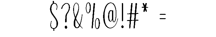 Handwriting Maddison Font OTHER CHARS