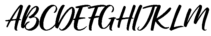 Handwriting Signature Font UPPERCASE