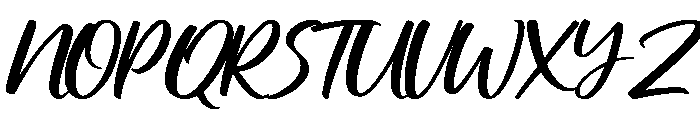 Handwriting Signature Font UPPERCASE