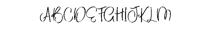 Handwriting2 Font UPPERCASE