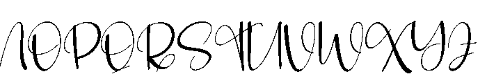 HandwritingRaspberry Font UPPERCASE