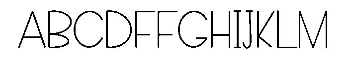 Handwritten Classic Font UPPERCASE