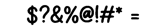 Handwritten Monoline Font OTHER CHARS