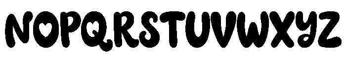Handwritten Note Font UPPERCASE