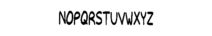 Handwritten Time Font UPPERCASE