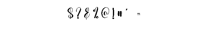 Handwritten2 Font OTHER CHARS