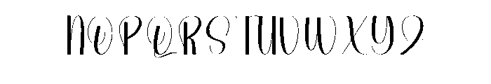 Handwritten2 Font UPPERCASE