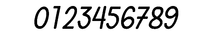 Handy Being Italic Font OTHER CHARS