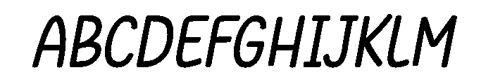 Handy Being Italic Font UPPERCASE