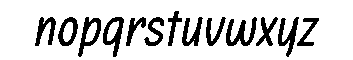 Handy Being Italic Font LOWERCASE
