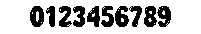 Handy Bubble Font OTHER CHARS