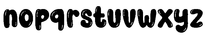 Handy Bubble Font LOWERCASE
