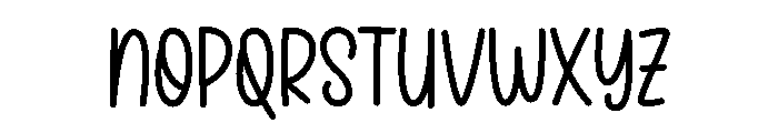 Handy Handwriting Font UPPERCASE