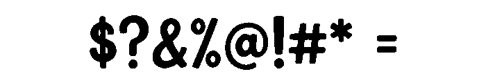 Handy Monster Font OTHER CHARS