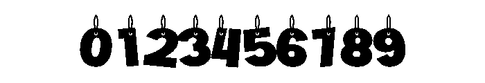 Hanged Fonsty Regular Font OTHER CHARS
