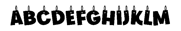 Hanged Fonsty Regular Font UPPERCASE