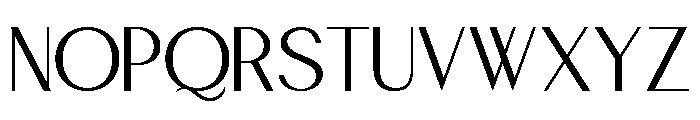 Hanggara Regular Font UPPERCASE