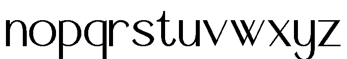Hanggara Regular Font LOWERCASE
