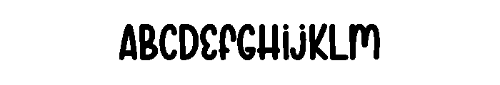 Hangout1 Font UPPERCASE