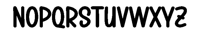 Hangout2 Font LOWERCASE