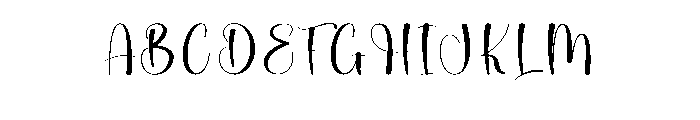 Hangout3 Font UPPERCASE