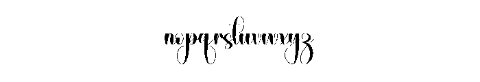 Hangout3 Font LOWERCASE