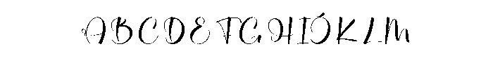 Hangout4 Font UPPERCASE