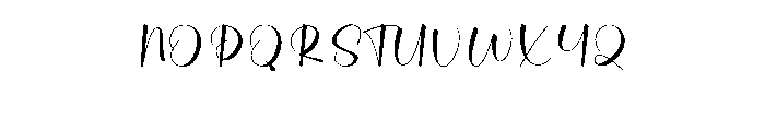 Hangout4 Font UPPERCASE